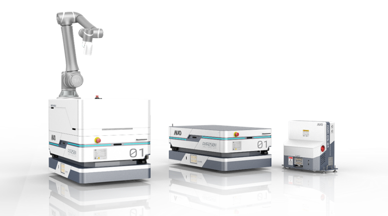 南宫·28WD數位開發的自主式移動機器人（AMR250M），搭配全向輪並結合AI演算法、2D LiDAR、3D攝影機等技術，協助客戶實現產線全自動化